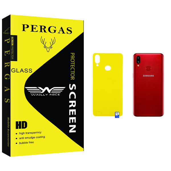 محافظ پشت گوشی وایلی نایس مدل Pergas Glass مناسب برای گوشی موبایل سامسونگ Galaxy A10s