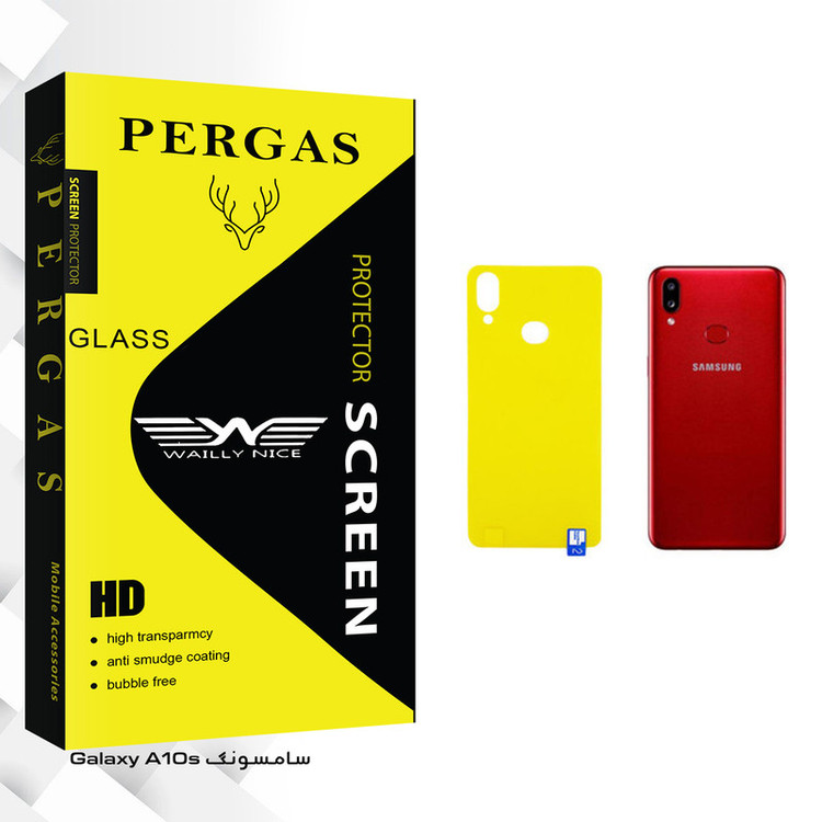 محافظ پشت گوشی وایلی نایس مدل Pergas Glass مناسب برای گوشی موبایل سامسونگ Galaxy A10s