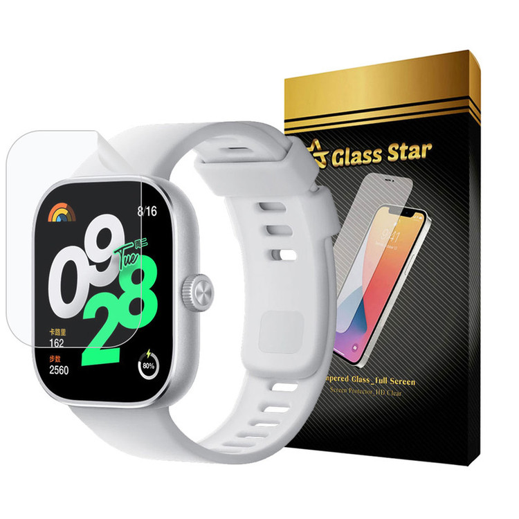 محافظ صفحه نمایش هیدروژل گلس استار مدل MTBWS مناسب برای ساعت هوشمند شیائومی Redmi Watch 4