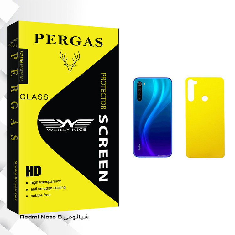 محافظ پشت گوشی وایلی نایس مدل Pergas Glass مناسب برای گوشی موبایل شیائومی Redmi Note 8