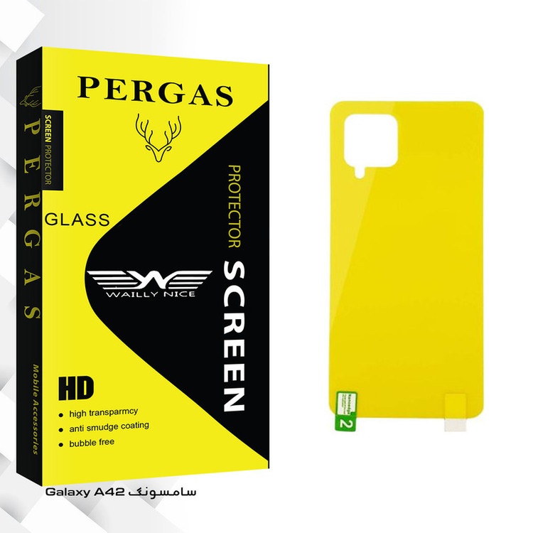 محافظ پشت گوشی وایلی نایس مدل Pergas Glass مناسب برای گوشی موبایل سامسونگ Galaxy A42
