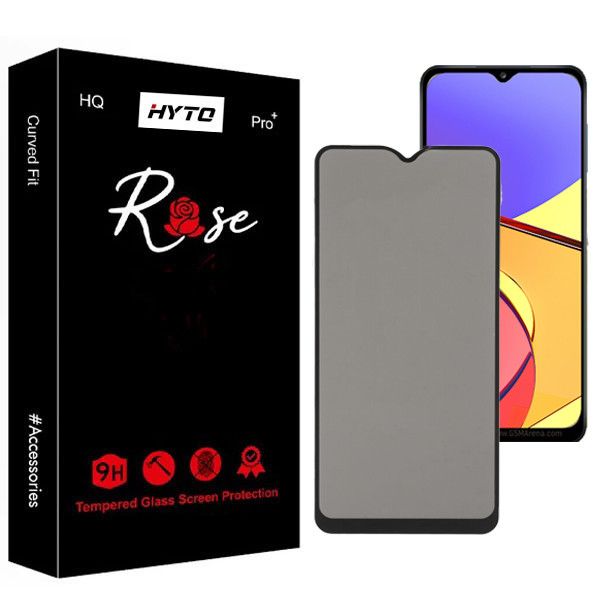 محافظ صفحه نمایش حریم شخصی هیتو مدل Rose Privacy Screen مناسب برای گوشی موبایل سامسونگ galaxy a20s