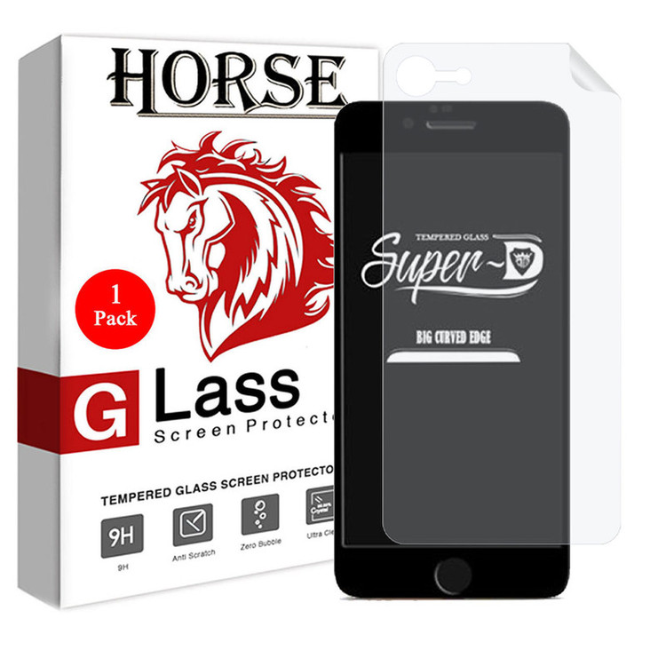 محافظ صفحه نمایش هورس مدل 2SN-Glass مناسب برای گوشی موبایل اپل iPhone 6s به همراه محافظ پشت گوشی