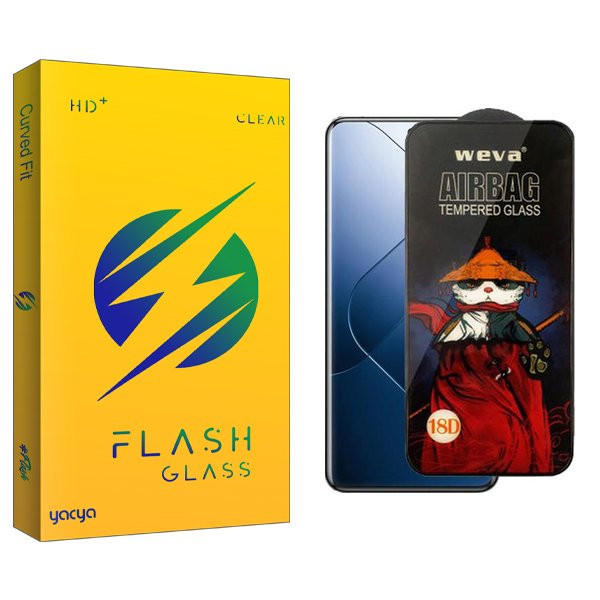 محافظ صفحه نمایش یاکیا مدل Ycanewpkg Airbag مناسب برای گوشی موبایل شیائومی Redmi 14T