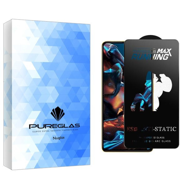 محافظ صفحه نمایش پیور گلس مدل NueGlasnewpkg Running Max مناسب برای گوشی موبایل شیائومی Redmi Note 12 Pro / Poco X5 Pro