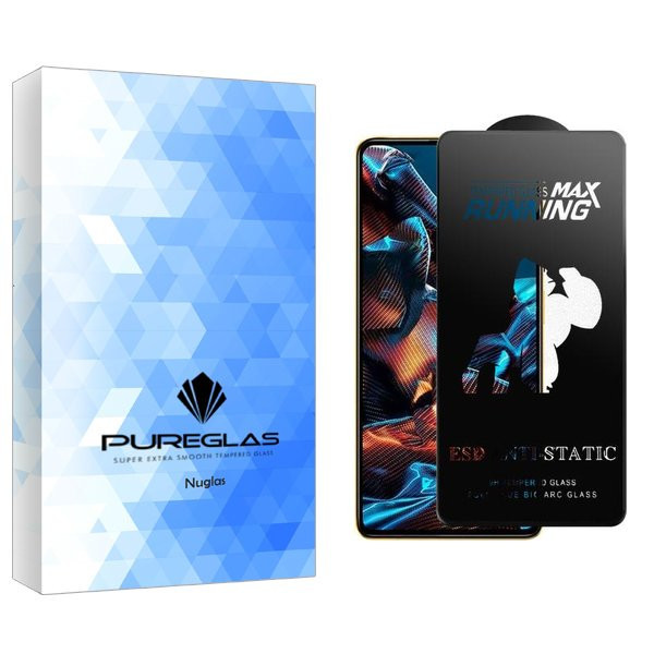 محافظ صفحه نمایش پیور گلس مدل NueGlasnewpkg Running Max مناسب برای گوشی موبایل شیائومی Redmi Note 10 Pro
