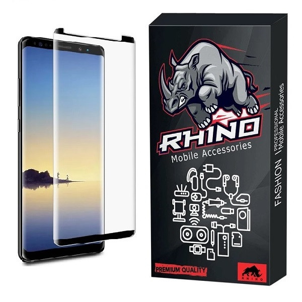 محافظ صفحه نمایش راینو مدل Short 3D مناسب برای گوشی موبایل سامسونگ Galaxy Note 9