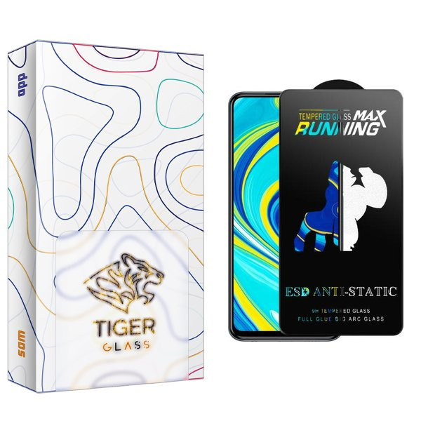 محافظ صفحه نمایش تایگر گلس مدل APL2newpkg Running Max مناسب برای گوشی موبایل شیائومی Redmi Note 9s / Redmi Note 9 Pro / Poco X3