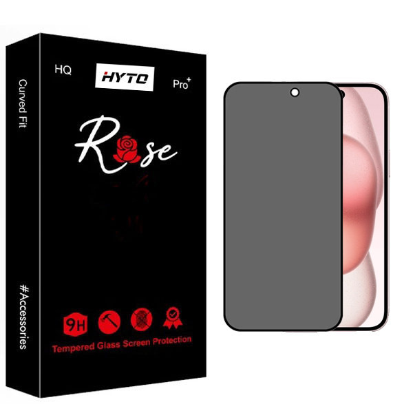 محافظ صفحه نمایش حریم شخصی هیتو مدل Rose Privacy مناسب برای گوشی موبایل اپل iPhone 15
