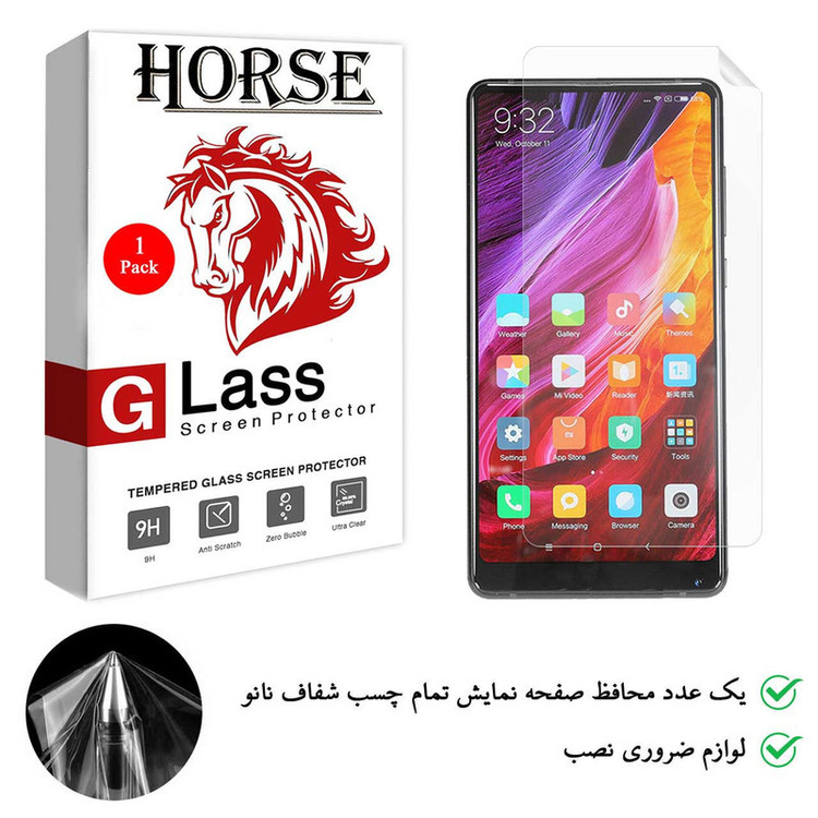 محافظ صفحه نمایش نانو هورس مدل TPU01 مناسب برای گوشی موبایل شیائومی Mi Mix 2