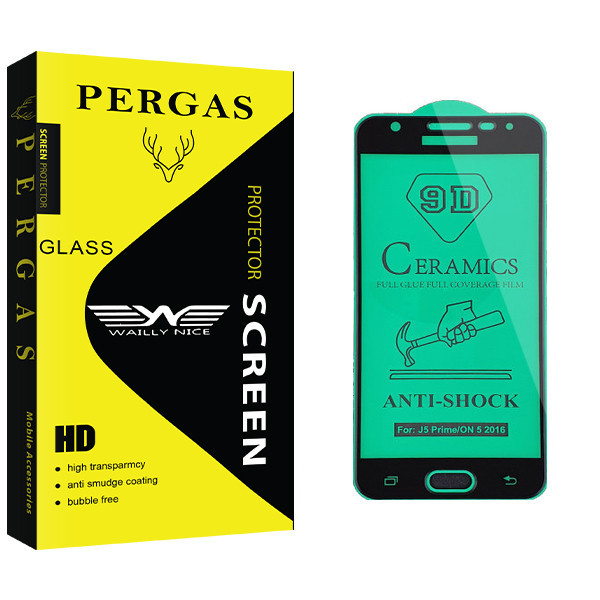 محافظ صفحه نمایش سرامیکی وایلی نایس مدل Pergas Glass مناسب برای گوشی موبایل سامسونگ Galaxy J5 Prime