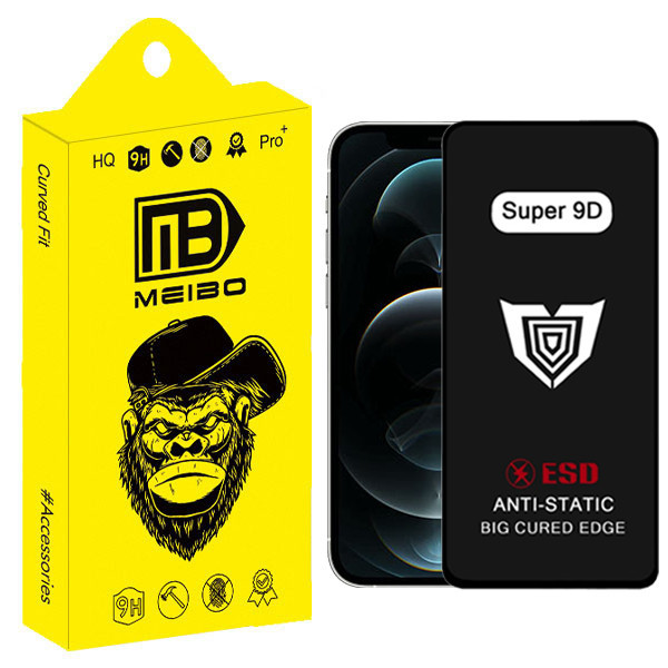 محافظ صفحه نمایش میبو مدل Super 9D مناسب برای گوشی موبایل اپل iPhone 12 Pro Max