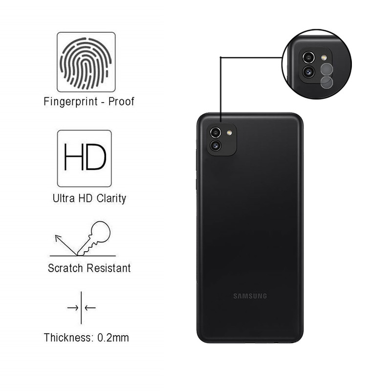 محافظ لنز دوربین هورس مدل SGL01 مناسب برای گوشی موبایل سامسونگ Galaxy A03