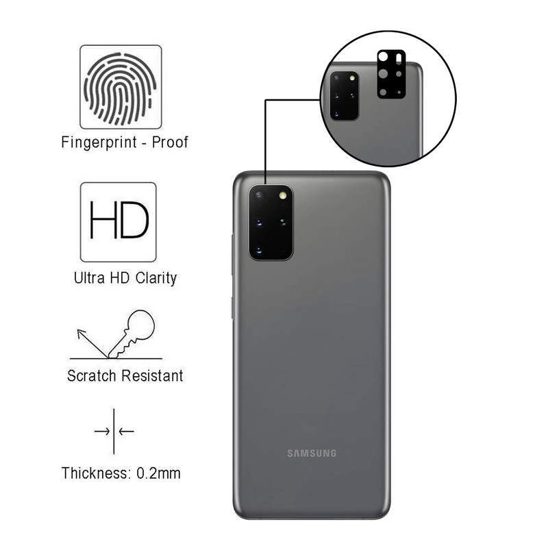 محافظ لنز دوربین سرامیکی هورس مدل HBL مناسب برای گوشی موبایل سامسونگ Galaxy S20 Plus