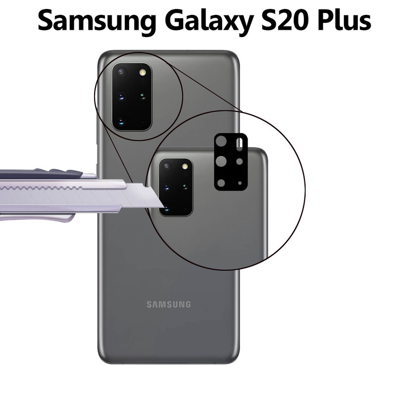 محافظ لنز دوربین سرامیکی هورس مدل HBL مناسب برای گوشی موبایل سامسونگ Galaxy S20 Plus