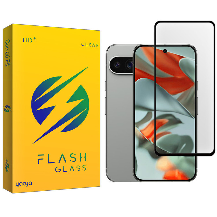 محافظ صفحه نمایش یاکیا مدل Flash مناسب برای گوشی موبایل گوگل Pixel 8 Pro / 9 Pro XL