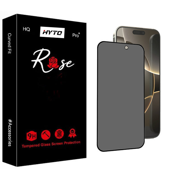 محافظ صفحه نمایش حریم شخصی هیتو مدل rose 005 مناسب برای گوشی موبایل اپل IPhone 16