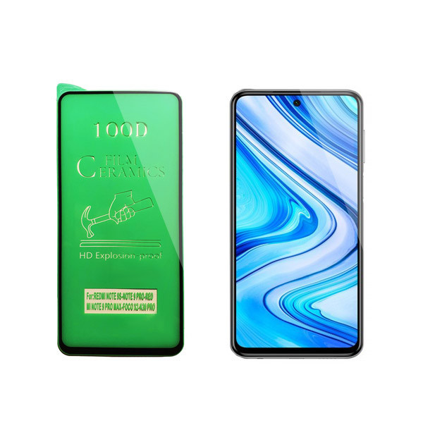 محافظ صفحه نمایش سرامیکی گریفین مدل FLCRG GN st مناسب برای گوشی موبایل شیائومی Redmi Note 9 Pro Max
