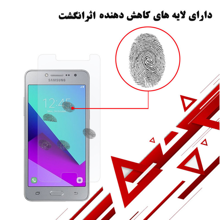 محافظ صفحه نمایش هورس مدل UCC مناسب برای گوشی موبایل سامسونگ Galaxy Grand Prime Plus بسته دو عددی