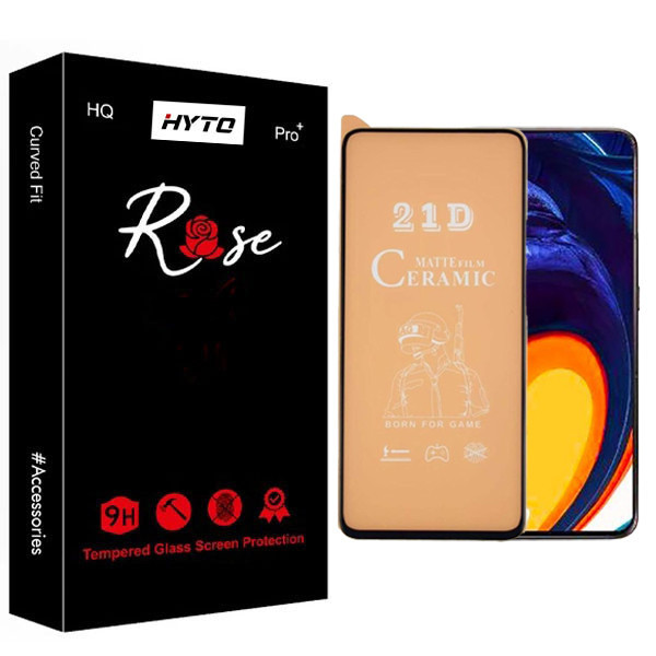 محافظ صفحه نمایش سرامیکی هیتو مدل Rose galat مناسب برای گوشی موبایل سامسونگ Galaxy A71 /A81 / A91 / Note 10 Lite / s10 Lite