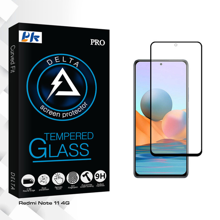 محافظ صفحه نمایش شیشه ای پی کی مدل Delta Pro مناسب برای گوشی موبایل شیائومی Redmi Note 11 4G