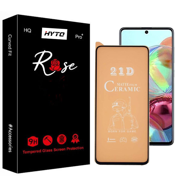 محافظ صفحه نمایش سرامیکی هیتو مدل Rose Ceraforce مناسب برای گوشی موبایل سامسونگ galaxy a71/a81/a91/m51/note 10 lite/s10 lite