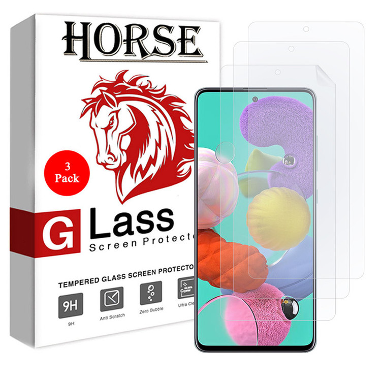 محافظ صفحه نمایش نانو هورس مدل FSN مناسب برای گوشی موبایل سامسونگ Galaxy A51 بسته سه عددی
