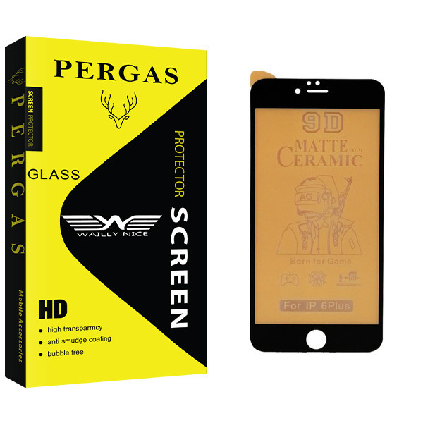 محافظ صفحه نمایش مات وایلی نایس مدل Pergas Glass مناسب برای گوشی موبایل اپل IPHONE 6S PLUS