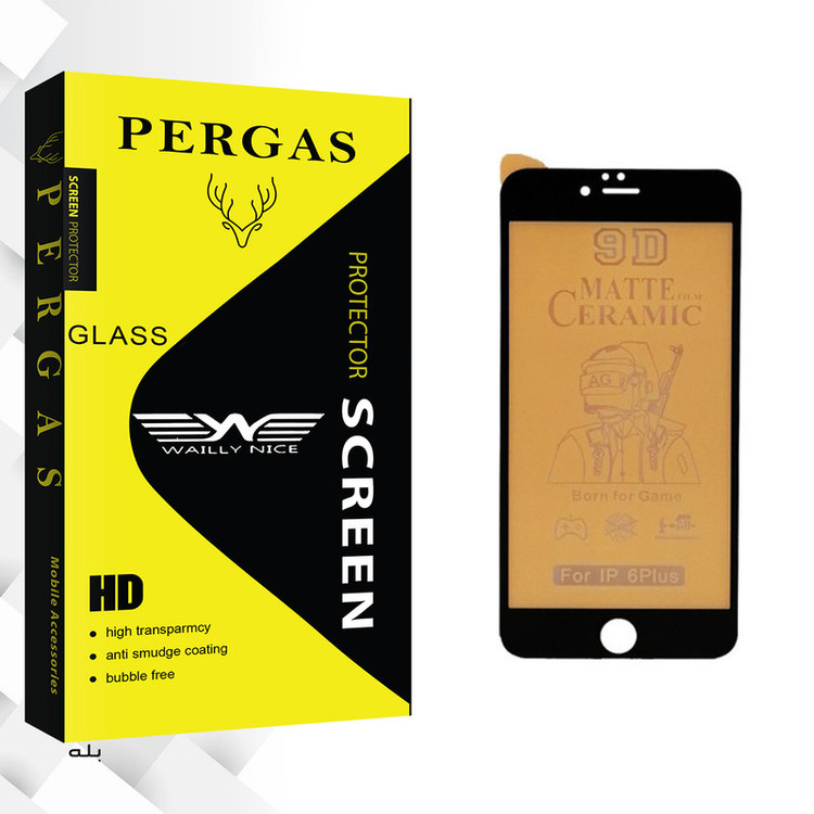 محافظ صفحه نمایش مات وایلی نایس مدل Pergas Glass مناسب برای گوشی موبایل اپل IPHONE 6S PLUS