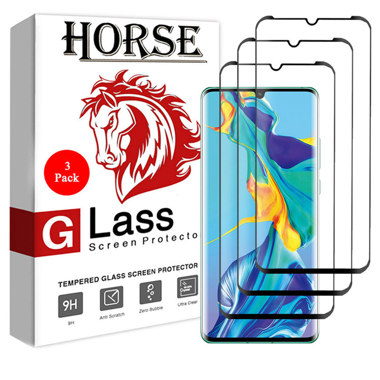 محافظ صفحه نمایش 6D هورس مدل FAG مناسب برای گوشی موبایل هوآوی P30 Pro بسته سه عددی