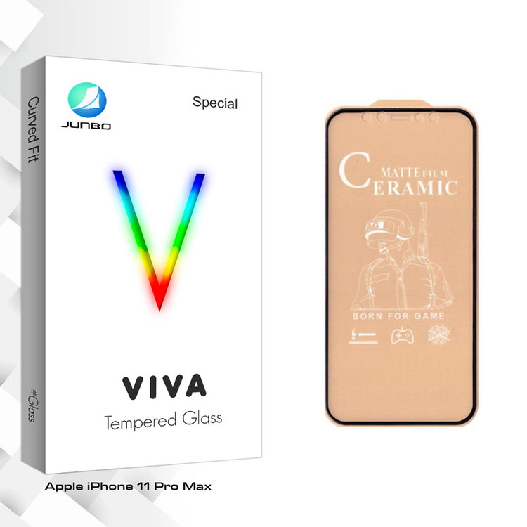 محافظ صفحه نمایش مات جانبو مدل Viva Glass مناسب برای گوشی موبایل اپل iPhone 11 Pro