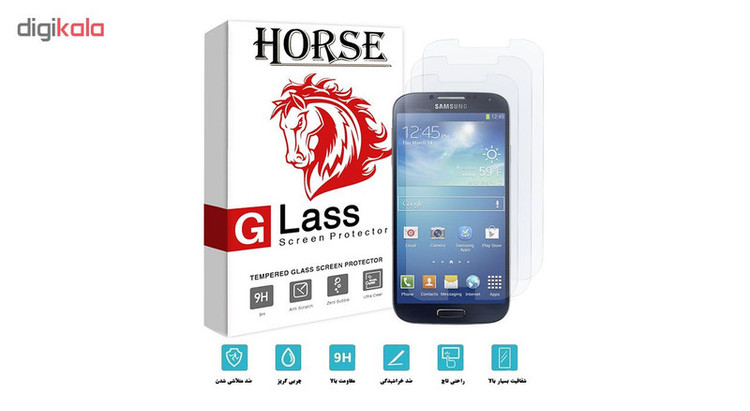 محافظ صفحه نمایش هورس مدل UCC مناسب برای گوشی موبایل سامسونگ Galaxy S4 بسته سه عددی