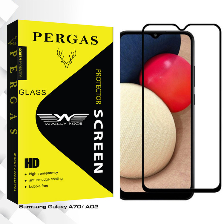 محافظ صفحه نمایش سرامیکی مات وایلی نایس مدل Pergas Glass مناسب برای گوشی موبایل سامسونگ Galaxy A70/ A02