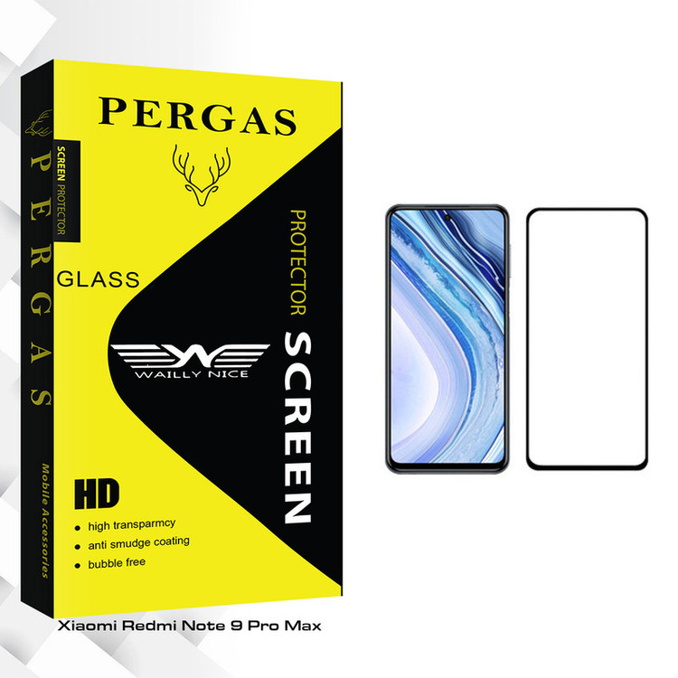 محافظ صفحه نمایش وایلی نایس مدل Pergas Glass مناسب برای گوشی موبایل شیائومی Redmi Note 9 Pro Max