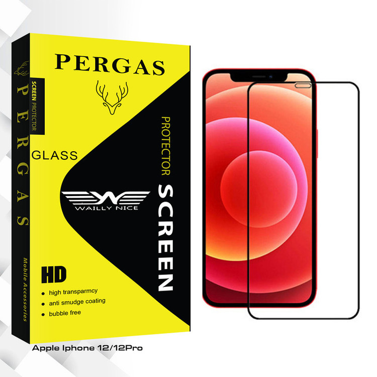 محافظ صفحه نمایش وایلی نایس مدل Pergas Glass مناسب برای گوشی موبایل اپل Iphone 12-12Pro