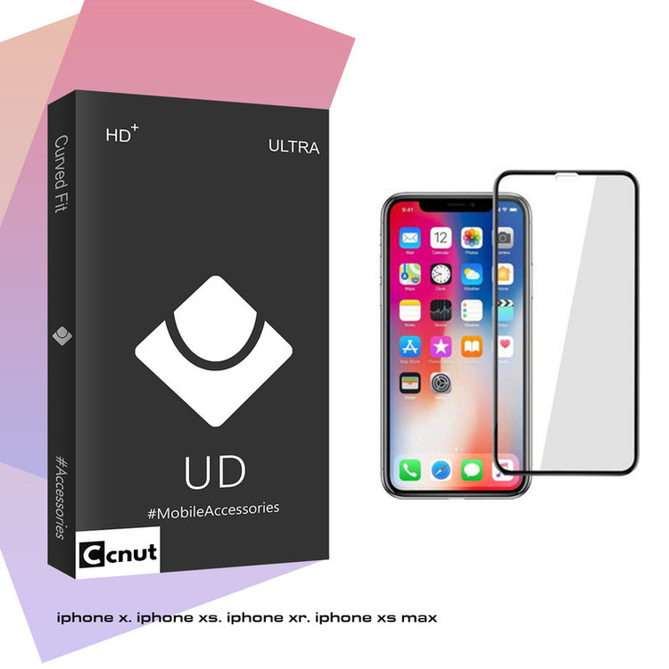 محافظ صفحه نمایش کوکونات مدل UD Black مناسب برای گوشی موبایل اپل Iphone X