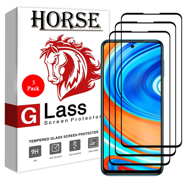 محافظ صفحه نمایش سرامیکی هورس مدل CRM مناسب برای گوشی موبایل شیائومی Redmi Note 9S بسته سه عددی