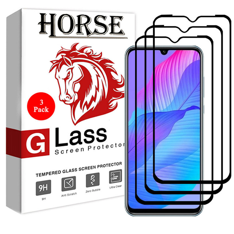 محافظ صفحه نمایش 5D هورس مدل FAG مناسب برای گوشی موبایل هوآوی Y8p بسته سه عددی