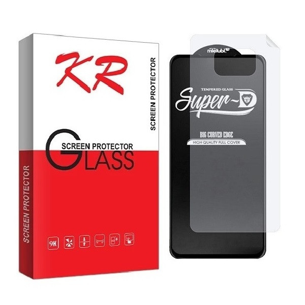 محافظ صفحه نمایش کی آر مدل 2SN مناسب برای گوشی موبایل اپل iPhone X به همراه محافظ پشت گوشی