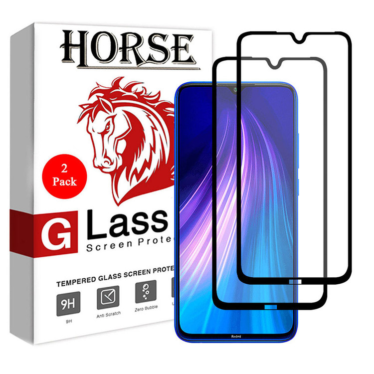 محافظ صفحه نمایش سرامیکی هورس مدل CMT مناسب برای گوشی موبایل شیائومی Redmi Note 8 بسته دو عددی