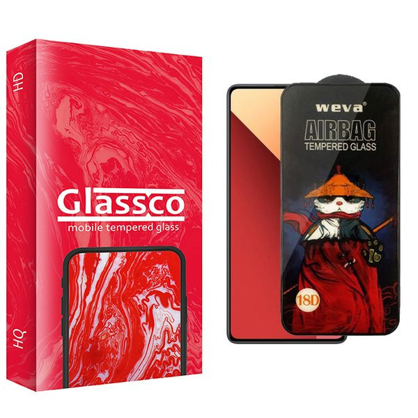 محافظ صفحه نمایش گلس کو مدل CGo1 Airbag مناسب برای گوشی موبایل شیائومی Redmi Note 13 4G