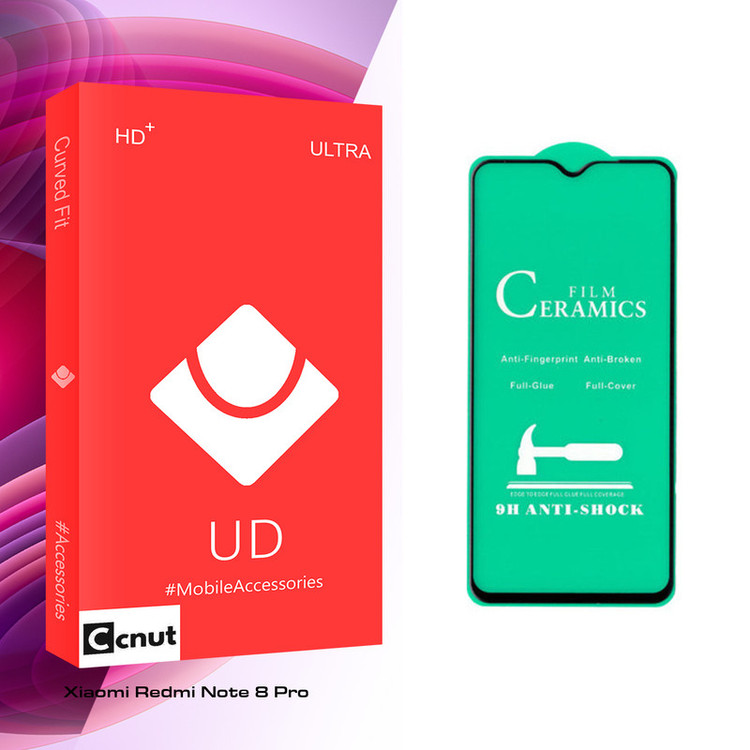 محافظ صفحه نمایش سرامیکی کوکونات مدل UD Glass مناسب برای گوشی موبایل شیائومی Redmi Note 8 Pro