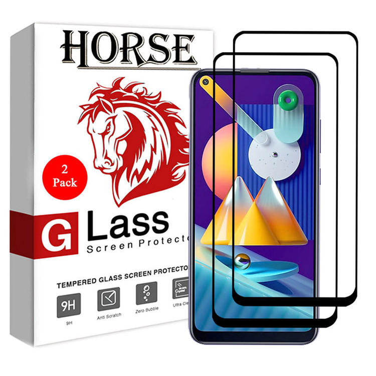 محافظ صفحه نمایش سرامیکی هورس مدل CRM مناسب برای گوشی موبایل سامسونگ Galaxy M11 بسته دو عددی