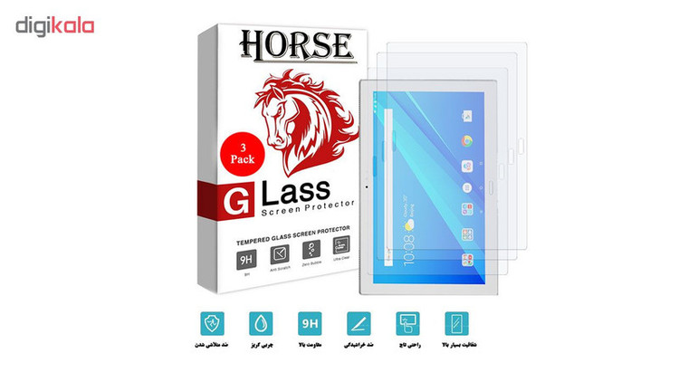 محافظ صفحه نمایش هورس مدل UCC مناسب برای تبلت لنوو Tab 4 10 Plus بسته سه عددی