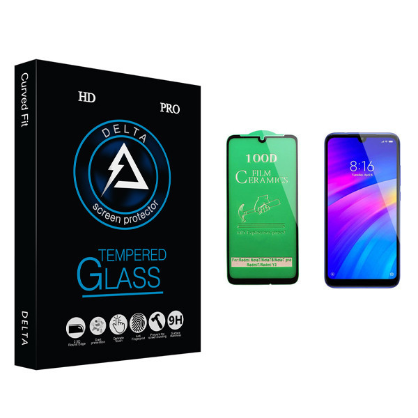 محافظ صفحه نمایش سرامیکی دلتا مدل Fit مناسب برای گوشی موبایل شیائومی Redmi 7