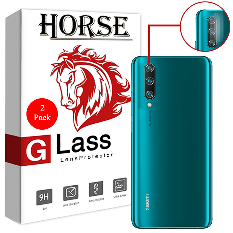محافظ لنز دوربین هورس مدل UTF مناسب برای گوشی موبایل شیائومی Mi 9 Lite بسته دو عددی