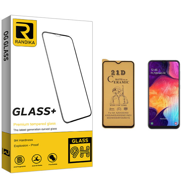 محافظ صفحه نمایش سرامیکی راندیکا مدل GLD مناسب برای گوشی موبایل سامسونگ Galaxy A50