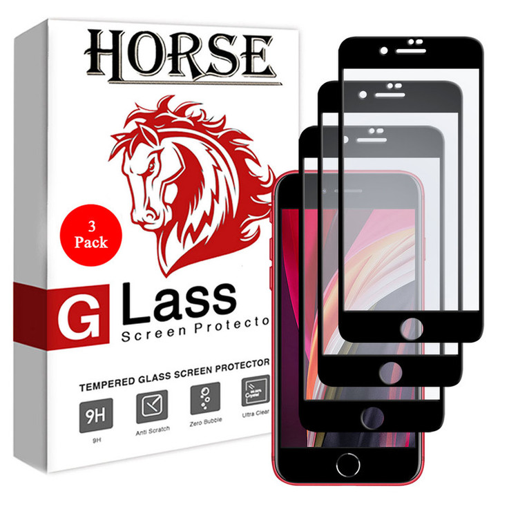 محافظ صفحه نمایش مات هورس مدل MSC مناسب برای گوشی موبایل اپل iPhone SE 2020 بسته سه عددی