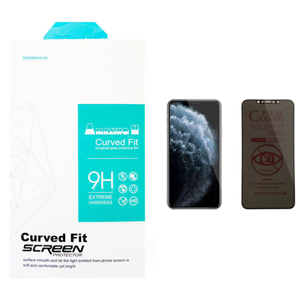 محافظ صفحه نمایش حریم شخصی مدل AMAZING مناسب برای گوشی موبایل اپل iPhone 11 Pro Max