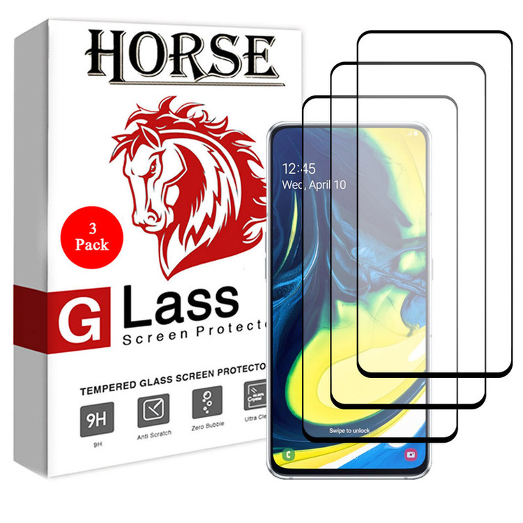 محافظ صفحه نمایش سرامیکی هورس مدل CMT مناسب برای گوشی موبایل سامسونگ Galaxy A80 / A90 بسته سه عددی
